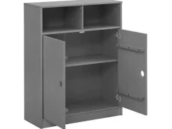 Kast 2 Deurs Grijs
