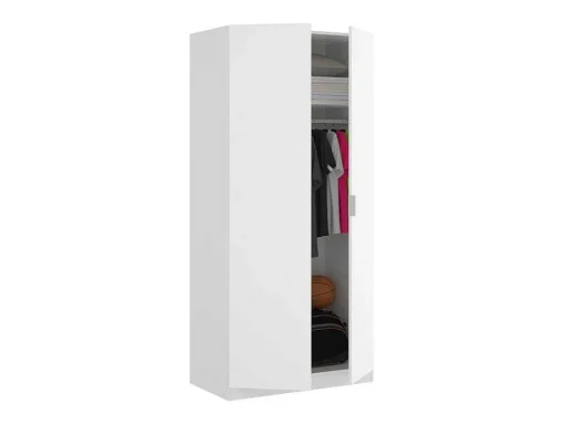 Kast Met 2 Deuren - L81 Cm - Wit - Listowel
