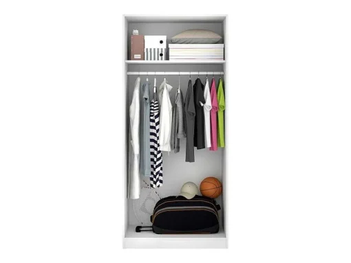 Kast Met 2 Deuren - L81 Cm - Wit - Listowel