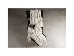 Katleen Plaid 170X130Cm Offwhite, Wit.