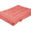 Katoenen Palletkussen - 80 X 120 X 12 Cm - Koraal - Baila