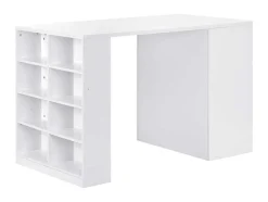 Keukeneiland Met 3 Lades En 8 Nissen Van Mdf - Licht Naturel En Wit - Palestrina