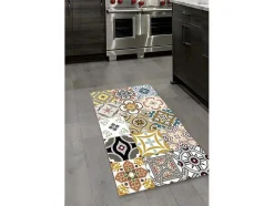 Keukentapijt Van Vinyl Met Vloertegelmotief Rica - 49,5 X 83 Cm - Meerkleurig