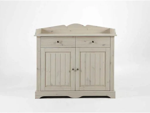 Kimmy Luiertafel White Washed.