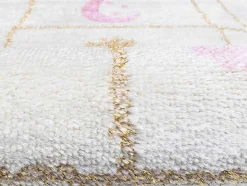 Kindertapijt Hinkelbaan Funny - Polypropyleen - 100 X 150 Cm - Beige En Roze