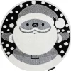 Kindertapijt Joy Rond , Santa Sinterklaas Voor Kinderen - Structuree Cercle 140 Cm