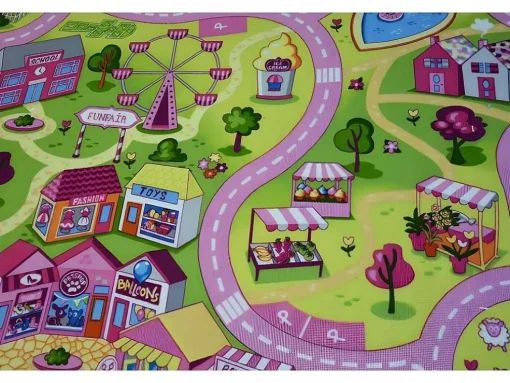 Kindertapijt Sweet Town 150X250 Cm