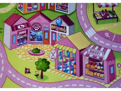 Kindertapijt Sweet Town 150X250 Cm