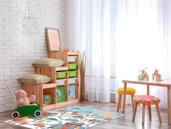 Kindertapijt Van Vinyl Camini - 120 X 180 Cm - Meerkleurig