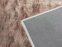 Kleed Shaggy Dolce Taupe Met Beige Weerschijn - Polyester - 160*230 Cm