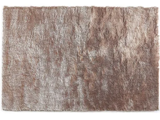 Kleed Shaggy Dolce Taupe Met Beige Weerschijn - Polyester - 160*230 Cm