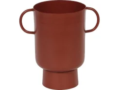 Kleine Vaas Met Handvatten - H17 Cm - Terracotta - Bilian