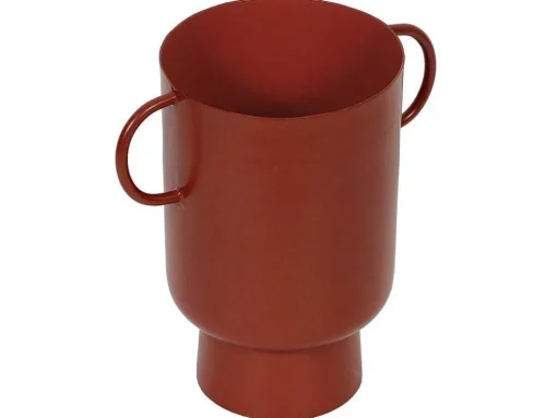 Kleine Vaas Met Handvatten - H17 Cm - Terracotta - Bilian