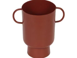 Kleine Vaas Met Handvatten - H17 Cm - Terracotta - Bilian