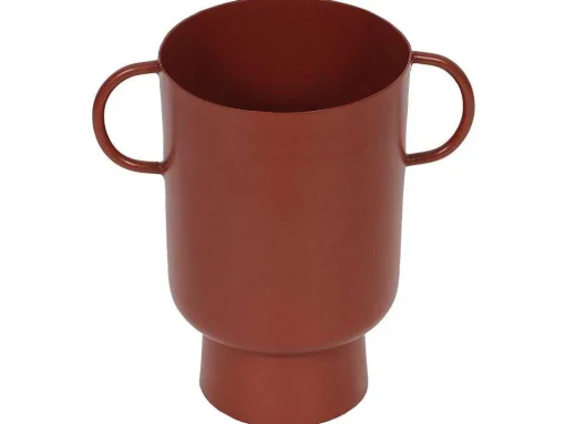Kleine Vaas Met Handvatten - H17 Cm - Terracotta - Bilian