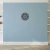 Klok Geometrisch 4, Zwart, 50X1,5X50 Cm, Epikasa