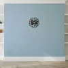 Klok Numbers 3, Zwart, Zilver, 50X1,5X50 Cm, Epikasa