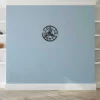 Klok Vintage, Zwart, Zilver, 50X0,16X50 Cm, Epikasa