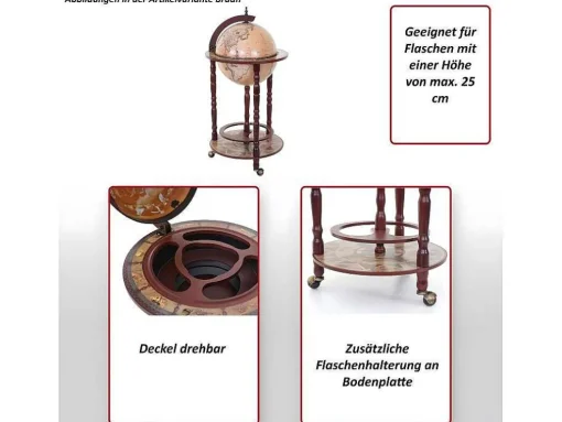 Kogelstang Mcw-D83 Rolstang, Natuurlijk Bruin