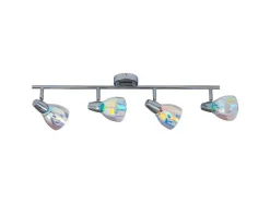 Kora Plafondlamp, Chroom, 68,5X16,5X9 Cm, Epikasa