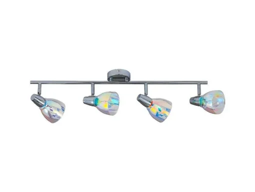 Kora Plafondlamp, Chroom, 68,5X16,5X9 Cm, Epikasa