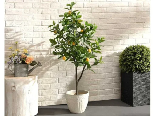Kunstcitroenboom Met Pot - H120 - Berat