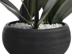 Kunstorchidee Met Pot Van Cement - H65 X B54 Cm - Wit - Tara