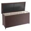 Kussenbox Van Polyrattan Mcw-D88 Iii, Premium Bruin, 63X135X52Cm 320L