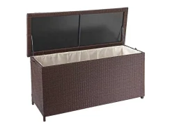 Kussenbox Van Polyrattan Mcw-D88 Iii, Premium Bruin, 63X135X52Cm 320L