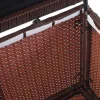 Kussenbox Van Polyrattan Mcw-D88 Iii, Premium Bruin, 80X160X94Cm 950L