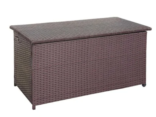 Kussenbox Van Polyrattan Mcw-D88 Iii, Premium Bruin, 80X160X94Cm 950L
