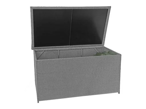 Kussenbox Van Polyrattan Mcw-D88 Iii, Basic Grijs, 80X160X94Cm 950L