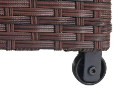 Kussenbox Van Polyrattan Mcw-D88 Iii, Premium Bruin, 51X115X59Cm 250L