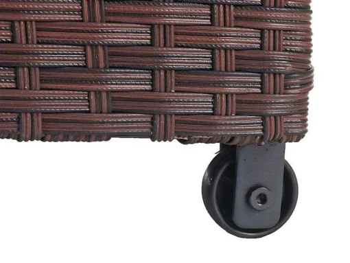 Kussenbox Van Polyrattan Mcw-D88 Iii, Premium Bruin, 51X115X59Cm 250L