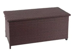 Kussenbox Van Polyrattan Mcw-D88 Iii, Premium Bruin, 63X135X52Cm 320L