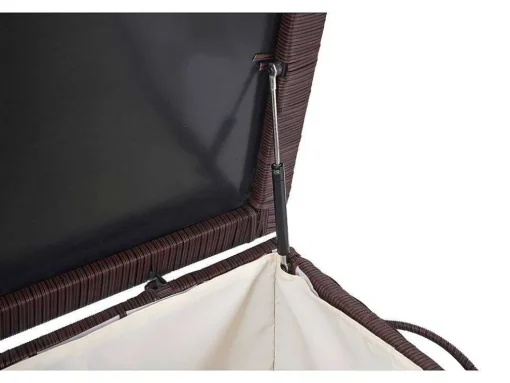 Kussenbox Van Polyrattan Mcw-D88 Iii, Premium Bruin, 51X115X59Cm 250L