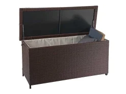 Kussenbox Van Polyrattan Mcw-D88 Iii, Premium Bruin, 63X135X52Cm 320L