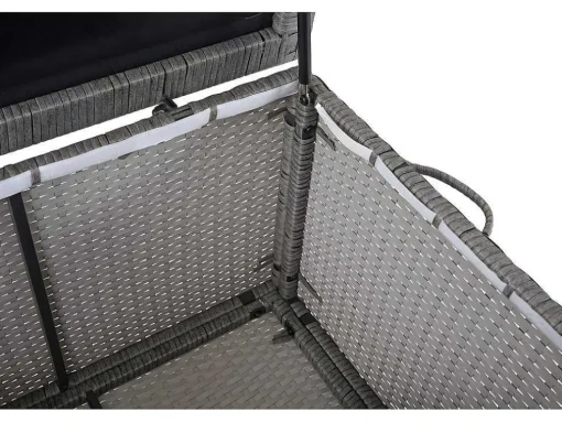 Kussenbox Van Polyrattan Mcw-D88 Iii, Premium Grijs, 80X160X94Cm 950L
