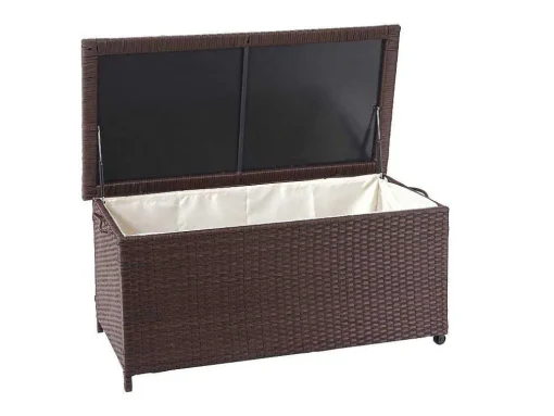 Kussenbox Van Polyrattan Mcw-D88 Iii, Premium Bruin, 51X100X50Cm 170L