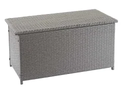 Kussenbox Van Polyrattan Mcw-D88 Iii, Basic Grijs, 63X135X52Cm 320L