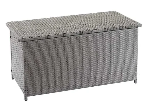 Kussenbox Van Polyrattan Mcw-D88 Iii, Basic Grijs, 63X135X52Cm 320L