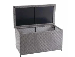 Kussenbox Van Polyrattan Mcw-D88 Iii, Basic Grijs, 51X115X59Cm 250L
