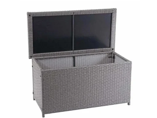 Kussenbox Van Polyrattan Mcw-D88 Iii, Basic Grijs, 51X115X59Cm 250L