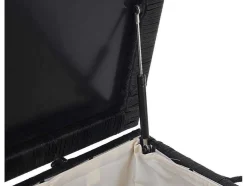 Kussenbox Van Polyrattan Mcw-D88 Iii, Premium Zwart, 51X100X50Cm 170L