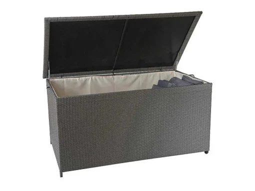 Kussenbox Van Polyrattan Mcw-D88 Iii, Premium Grijs, 80X160X94Cm 950L
