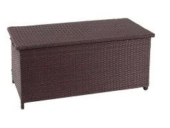 Kussenbox Van Polyrattan Mcw-D88 Iii, Premium Bruin, 51X115X59Cm 250L