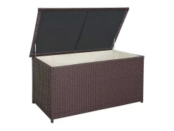 Kussenbox Van Polyrattan Mcw-D88 Iii, Premium Bruin, 80X160X94Cm 950L