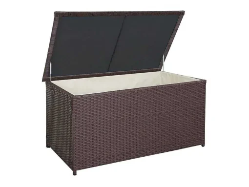 Kussenbox Van Polyrattan Mcw-D88 Iii, Premium Bruin, 80X160X94Cm 950L