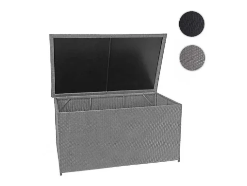 Kussenbox Van Polyrattan Mcw-D88 Iii, Basic Grijs, 80X160X94Cm 950L