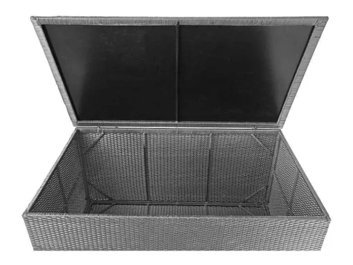 Kussenbox Van Polyrattan Mcw-D88 Iii, Basic Grijs, 80X160X94Cm 950L